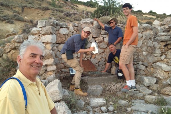 At Kastrouli Late Mycenean Settlement excavation (2018) environmental archaeometry with colleagues from Brandeis Univ.